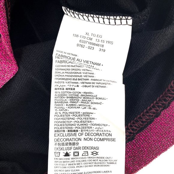 CONVERSE Pink Metallic Logo Crewneck Sweatshirt - Picture 16 of 16